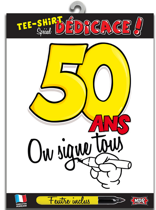 T-shirt Age 50 ans