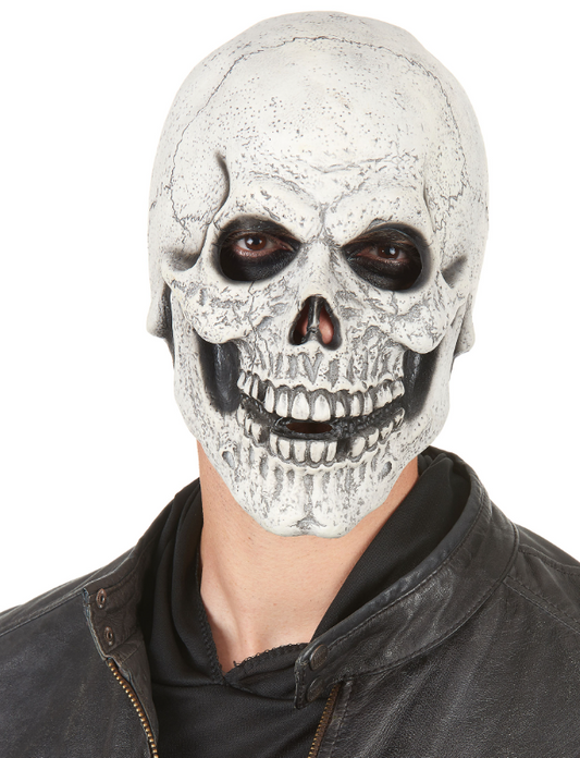 Masque latex squelette moqueur adulte