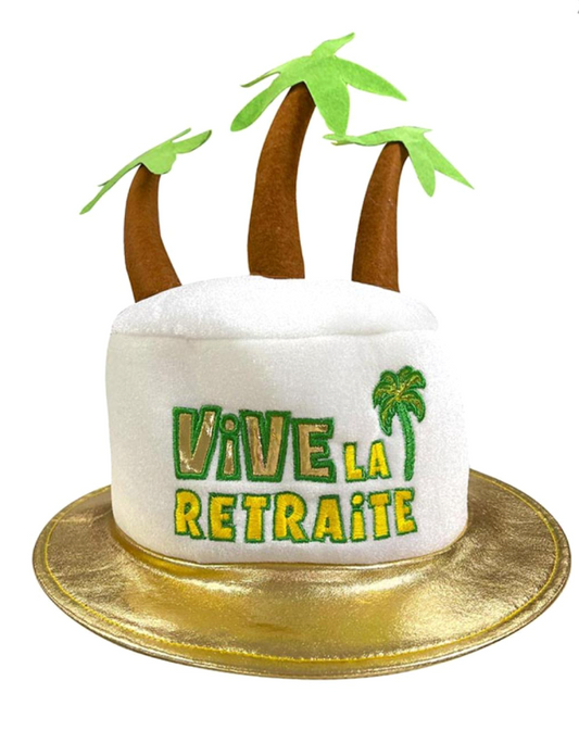 Chapeau Vive la retraite
