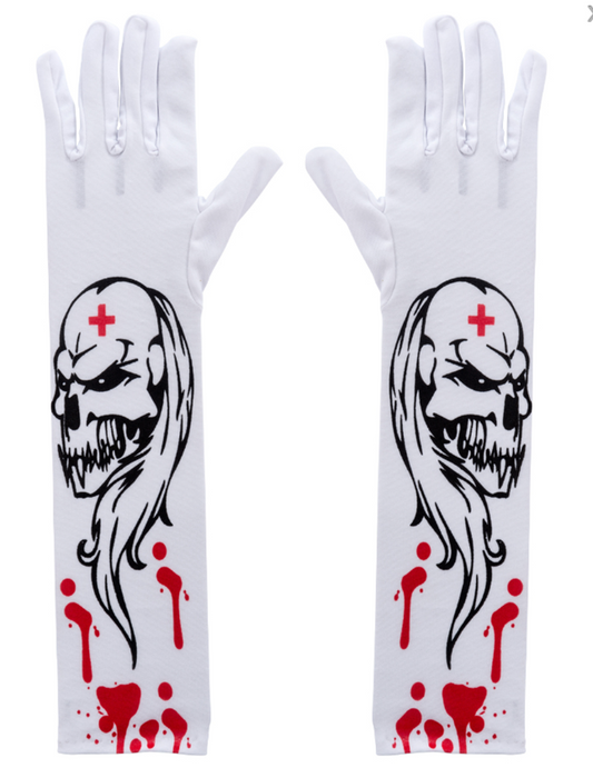 Gants zombie ensanglantés adulte
