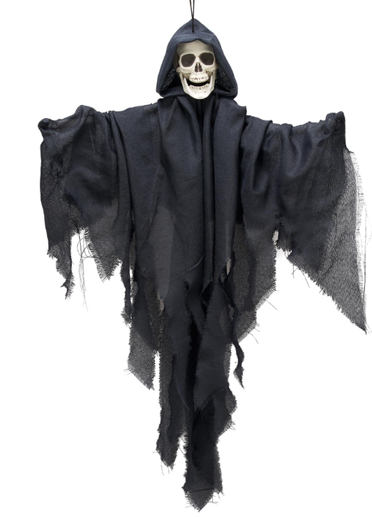 Décoration faucheuse noire à suspendre 90cm