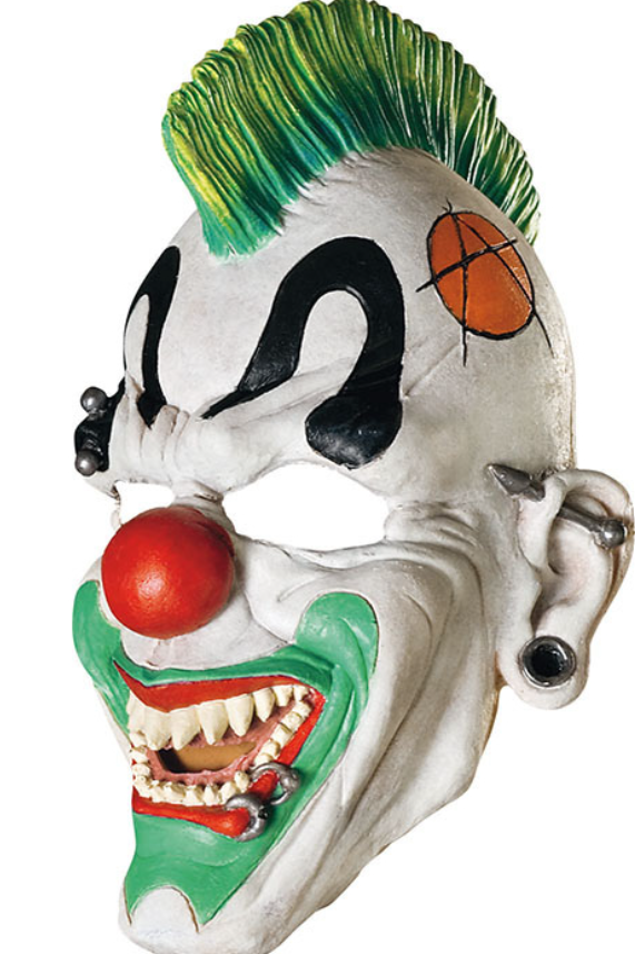 Masque clown punk adulte