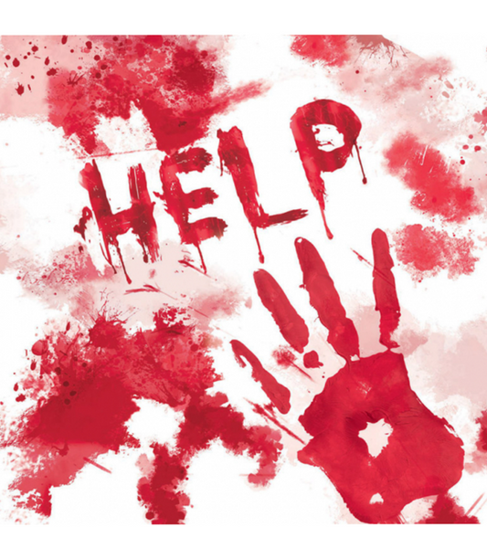 Serviettes en papier Halloween sanglant 33 x 33 cm par 20