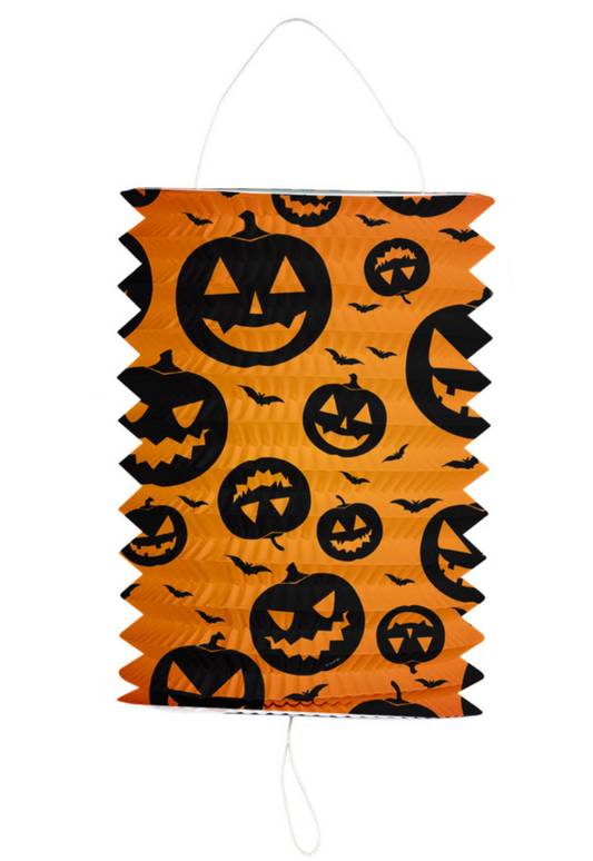 Lampion citrouille Halloween 16 x 22 cm