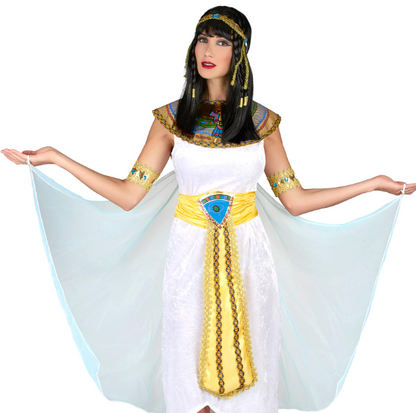 Déguisement reine d'Égypte avec voile femme