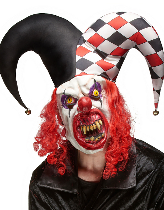 Masque latex joker terrifiant adulte Halloween