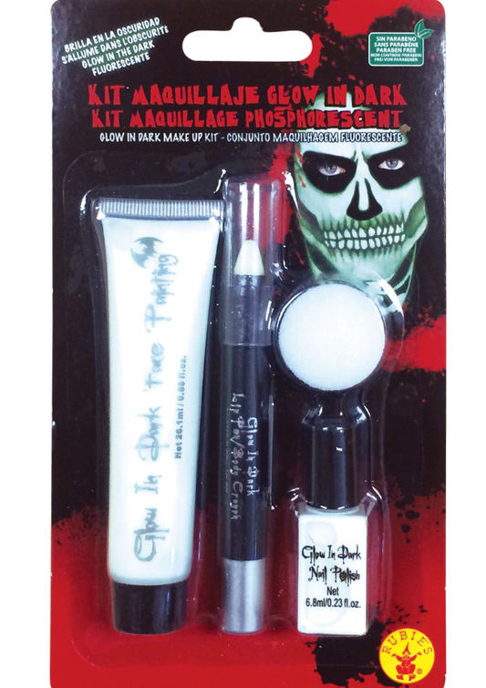 Kit de maquillage phosphorescent adulte