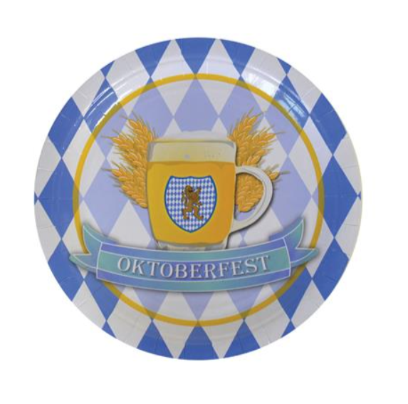 Assiettes Oktoberfest par 8