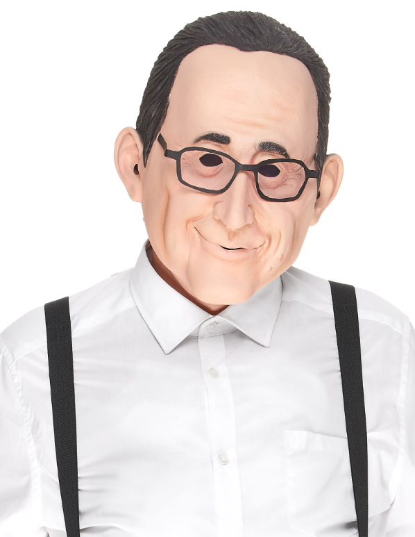 Masque humoristique en latex François adulte