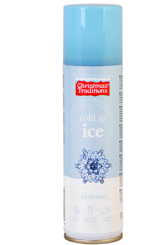 Bombe spray cristal Noël 150 ml