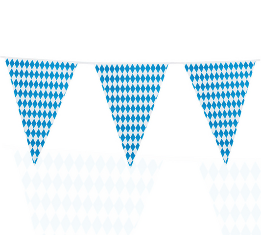 Guirlande à fanions géants Fête de la bière 8 m