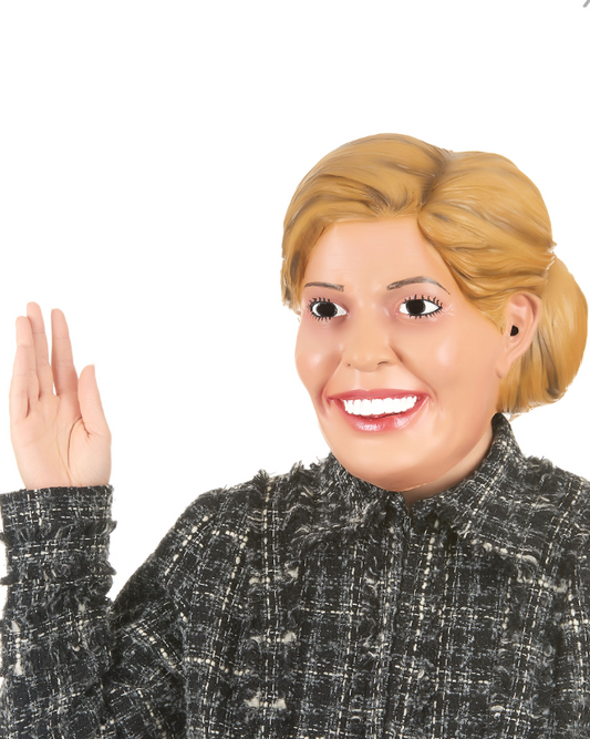 Masque humoristique en latex Reine Maxima adulte