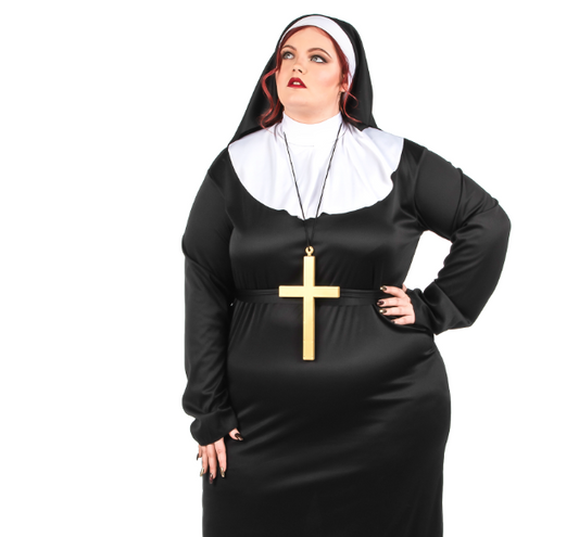 Déguisement grande taille bonne soeur femme