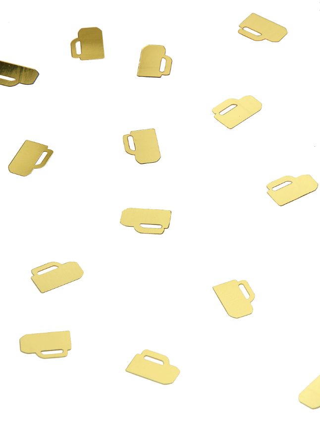Confettis chopes à bière