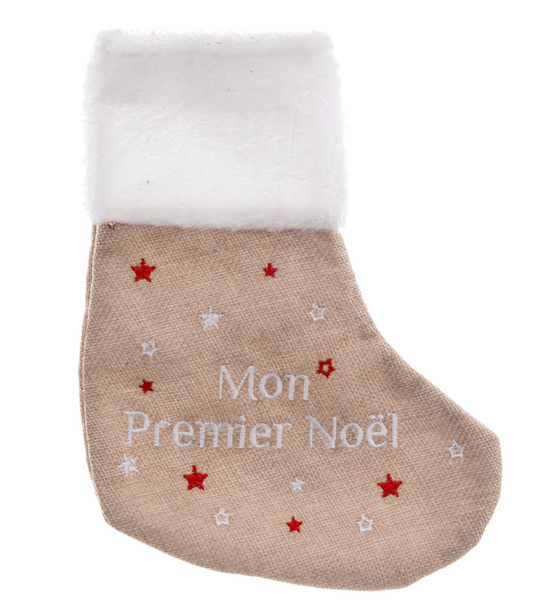 Chaussette Mon premier Noël 24 cm
