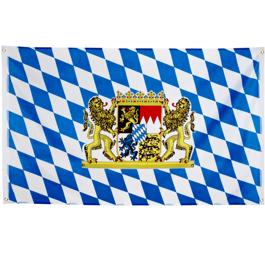 Bannière drapeau Bavarois 90 x 150 cm