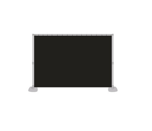 Toile de fond 6 x 4 m noir