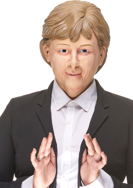 Masque humoristique en latex Angela adulte