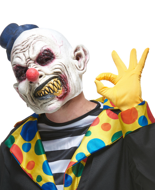 Masque latex clown hideux adulte