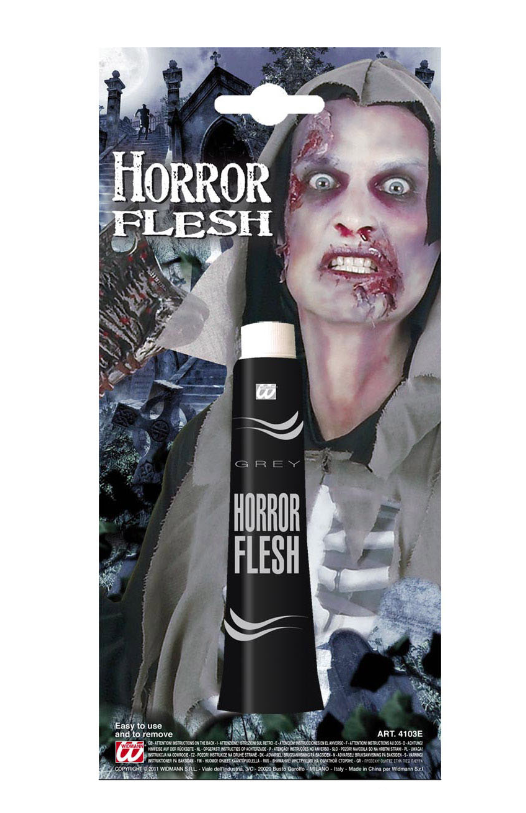 Maquillage peau grise Halloween