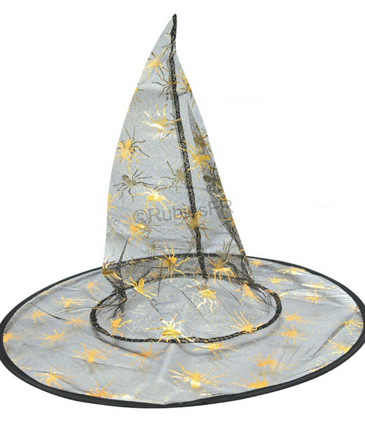 Chapeau de sorcière araignée enfant