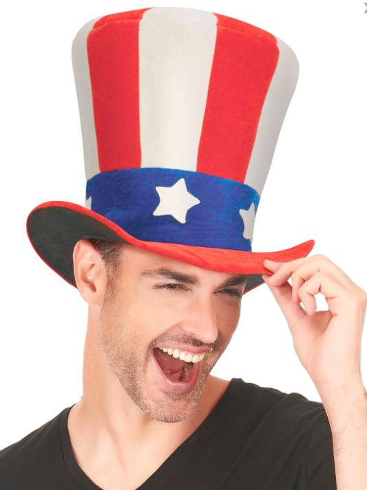 Chapeau haut de forme USA adulte