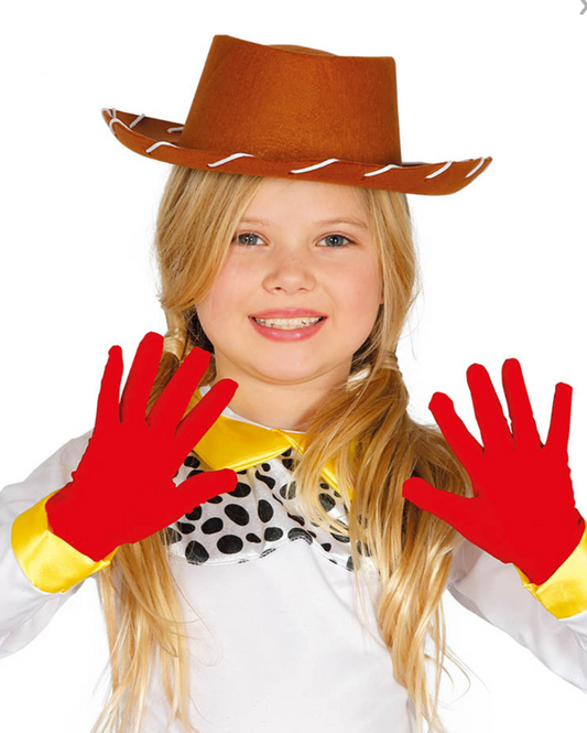 Gants courts rouges enfant