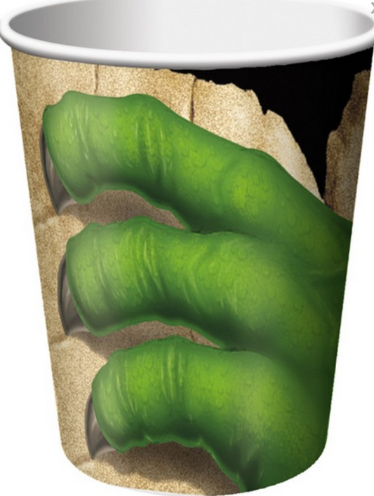 Gobelets en carton Anniversaire Dinosaures 266 ml