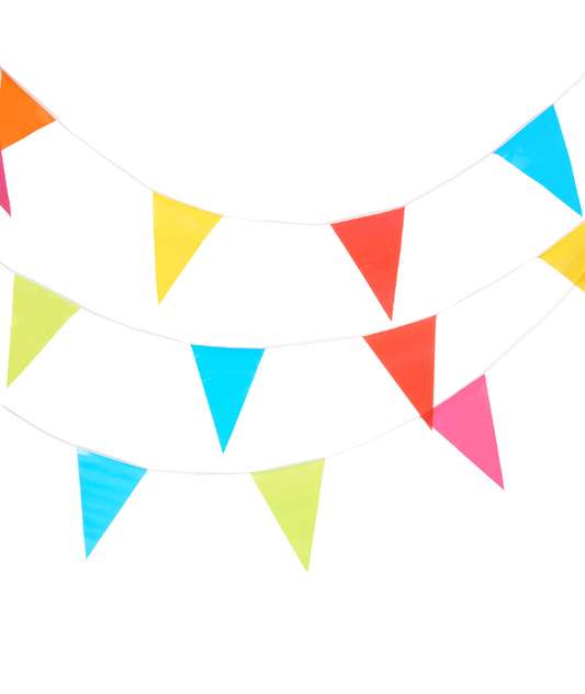 Guirlande à fanions multicolores 10 m