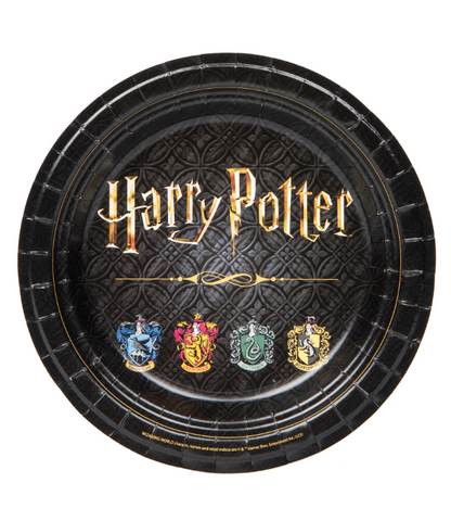 8 Assiettes en carton FSC® Harry Potter™ 23 cm
