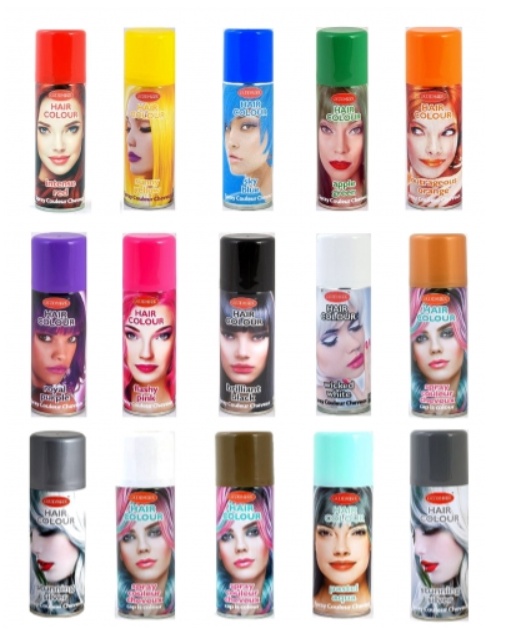 Spray pour cheveux couleurs 125 ml