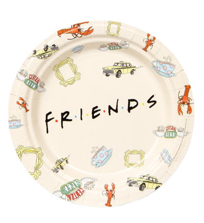 8 Assiettes en carton FSC® Friends™ 23 cm