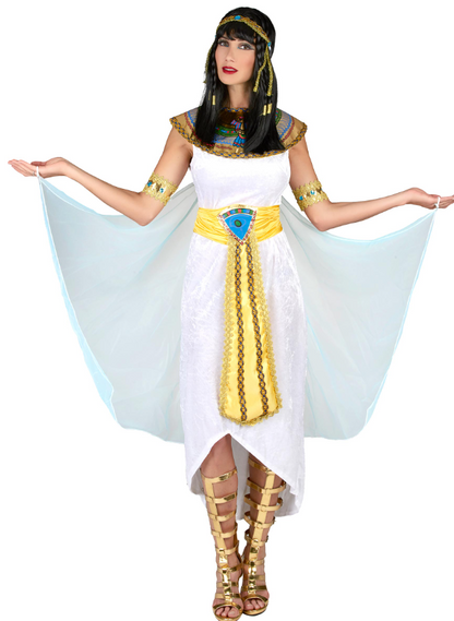 Déguisement reine d'Égypte avec voile femme