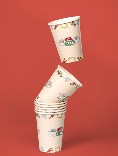 8 Gobelets en carton FSC® Friends™ 210 ml