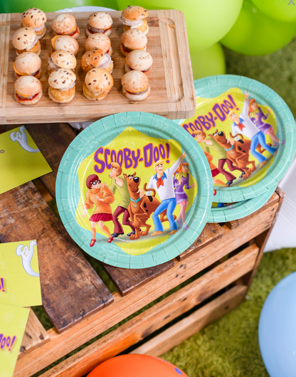 8 Assiettes en carton FSC® Scooby-Doo™ 23 cm