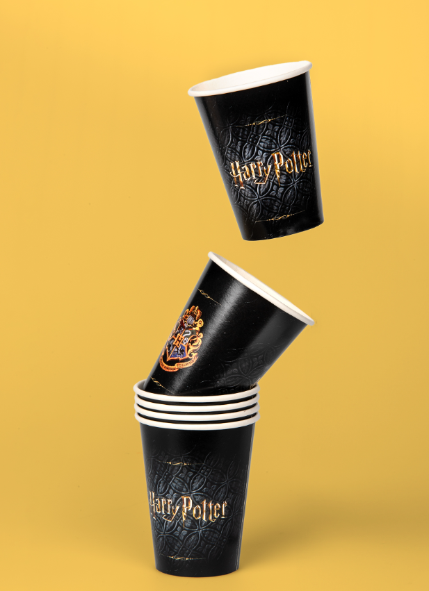 8 Gobelets en carton FSC® Harry Potter™ 210 ml
