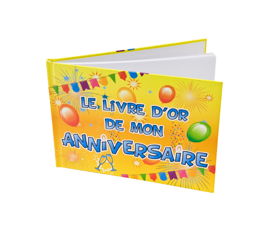 Livre d'or Anniversaire Fiesta 21.5 x 15.5 cm
