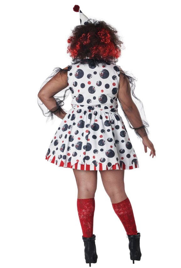 Déguisement clown psycho robe grande taille femme