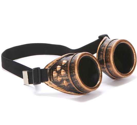Lunettes aviateur cuivre steampunk adulte