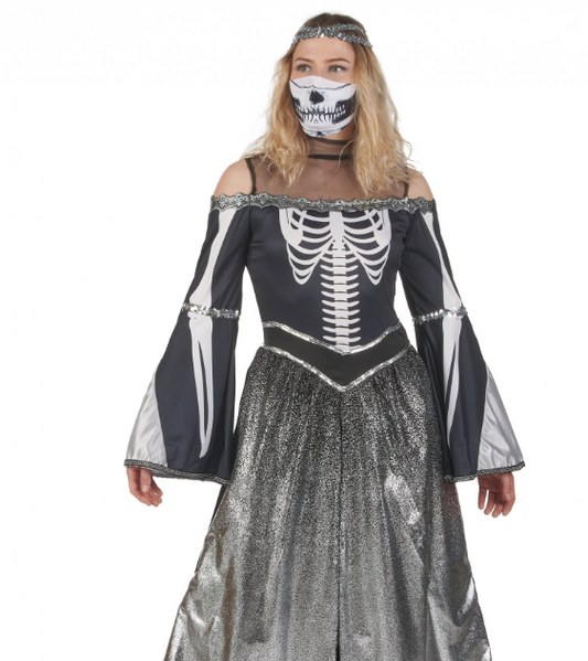 Déguisement princesse squelette femme