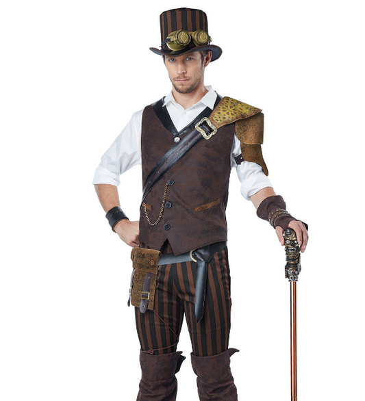 Déguisement aventurier Steampunk homme