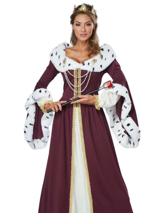 Déguisement reine de conte de fées luxe femme
