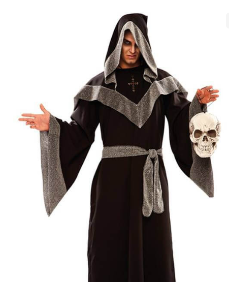 Déguisement de Sorcier Sombre pour homme