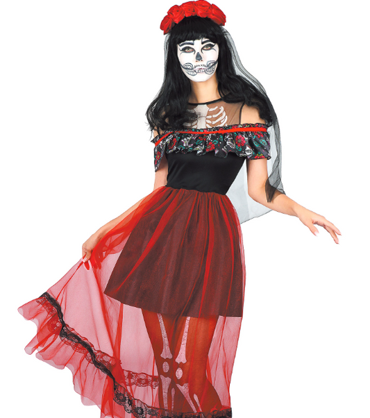 Déguisement Dia de los Muertos femme