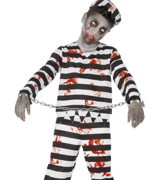 Déguisement zombie prisonnier garçon Halloween