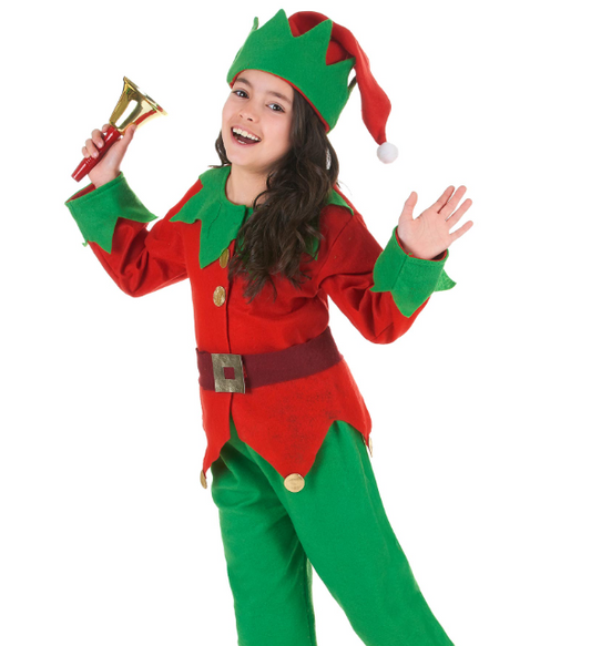Déguisement complet elfe de Noël enfant