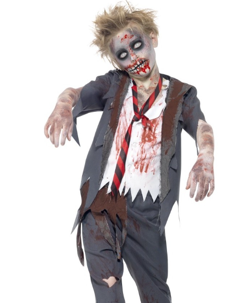 Déguisement zombie écolier garçon Halloween