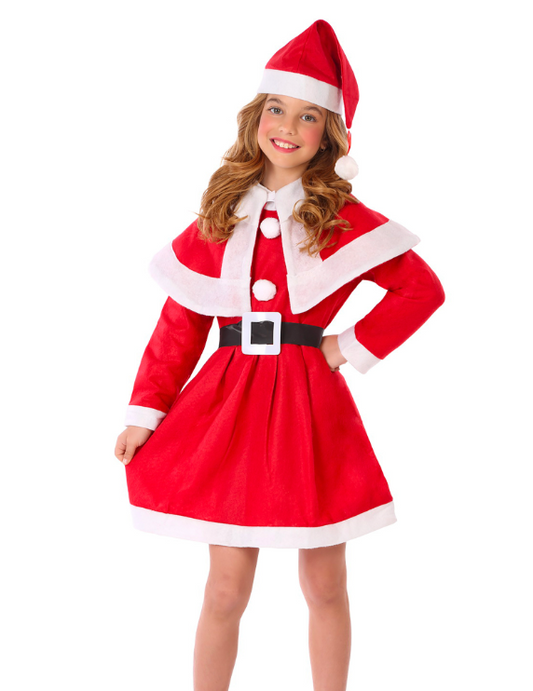 Déguisement mère Noël classique fille