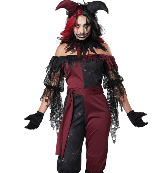 Déguisement joker psychopathe luxe femme