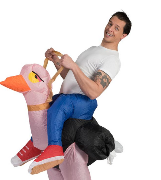 Déguisement autruche gonflable